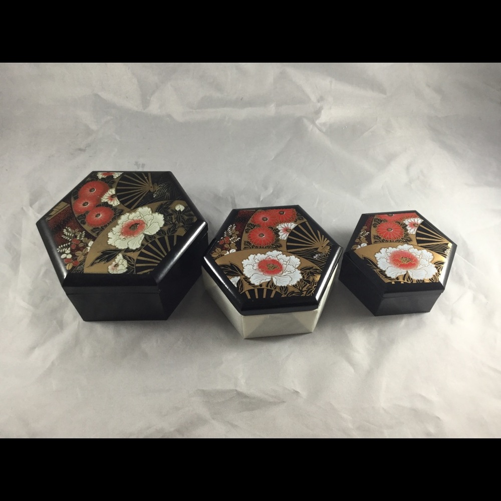 Vintage Chinese Nesting Boxes - Picture 5 of 5